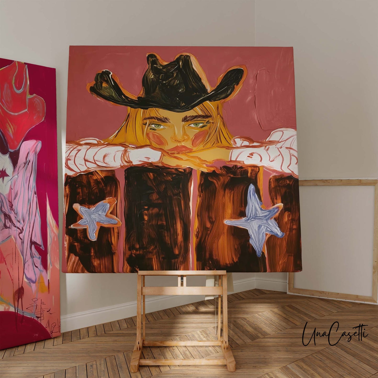 Cowgirl Portrait Art Print
