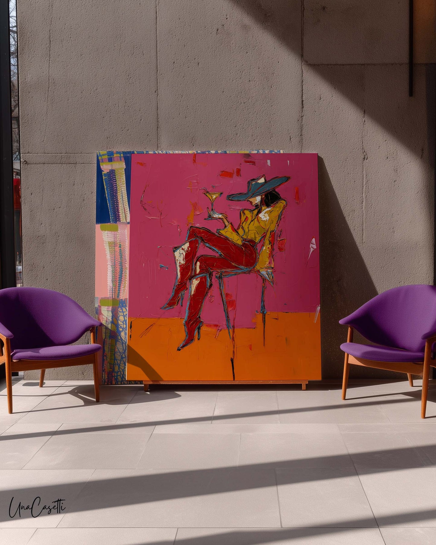 Cowgirl Cocktail Art Print
