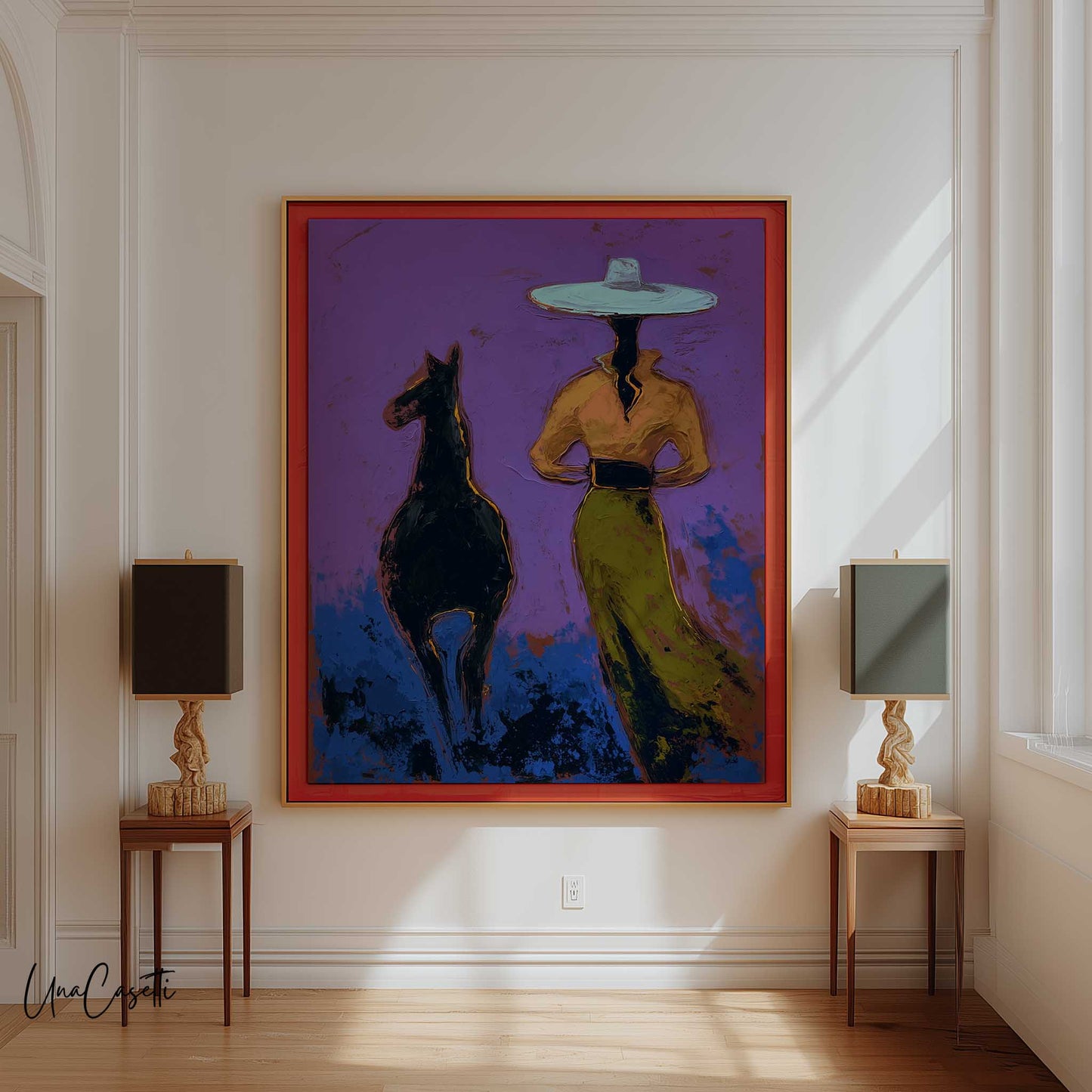 Cowgirl and Horse