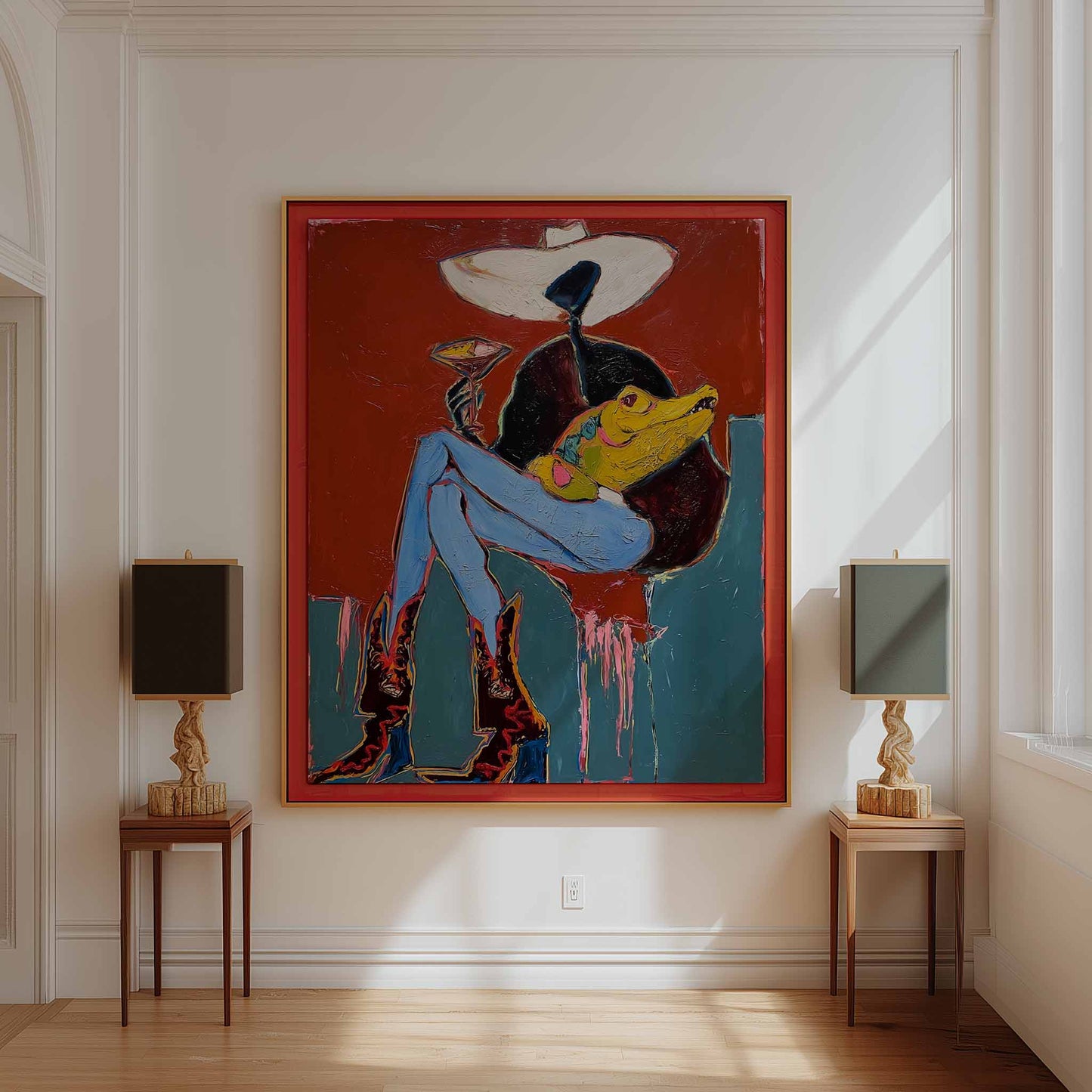 Cowgirl Martini Art Print – Gator Martini
