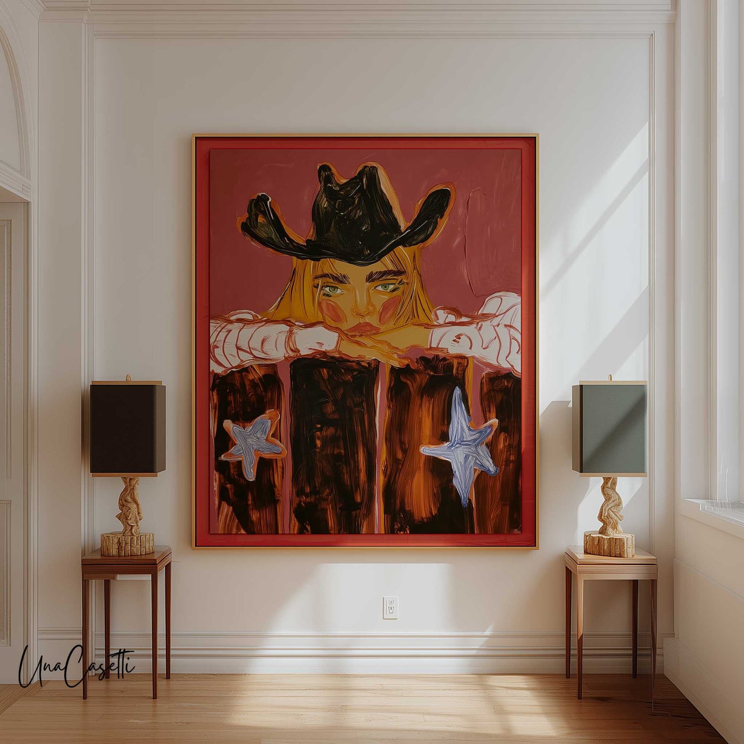 Cowgirl Portrait Art Print